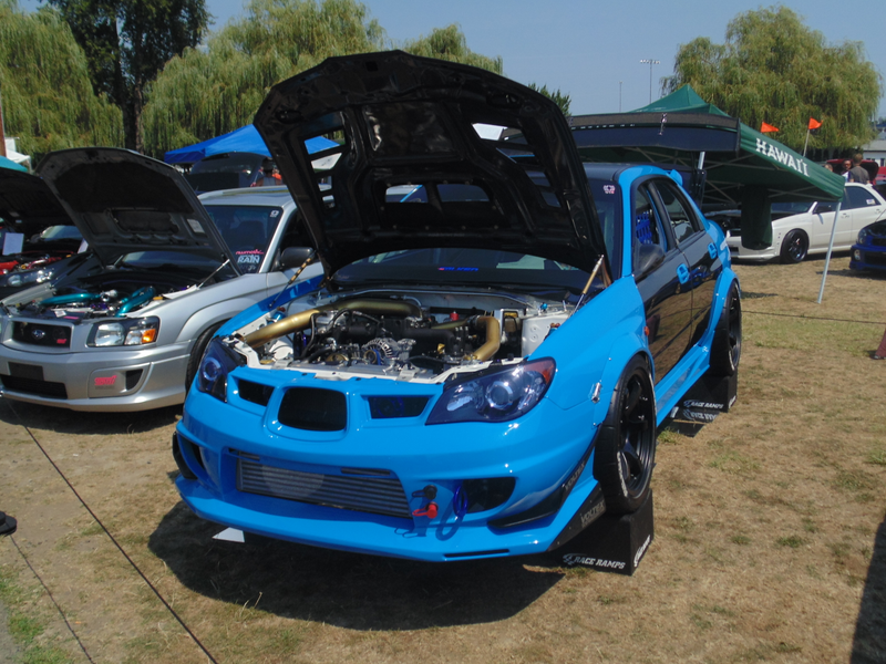 Illustration for article titled Went to a Subaru meet and ended up riding along in a NASCAR car